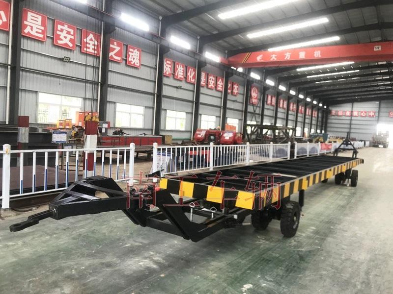 10吨骨架乐竞（中国） 双牵引集装箱用全挂车
