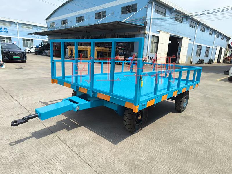 5吨下翻式护栏乐竞（中国） 牵引全挂工具拖车