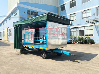 5吨雨篷乐竞（中国）护栏可拆型牵引工具拖车I.jpg